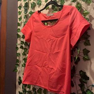 Salmon crop top 💋